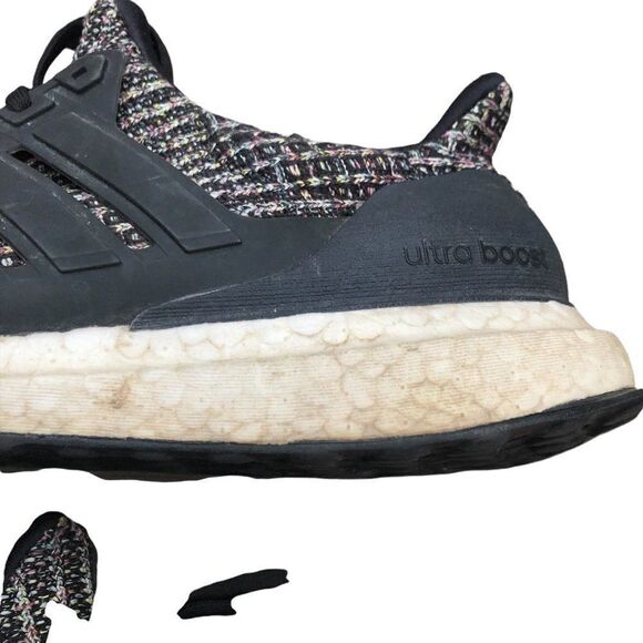 RARE 2018 Adidas Ultra Boost 3.0 Black Carbon Ash Silver Size 8 - Picture 11 of 16